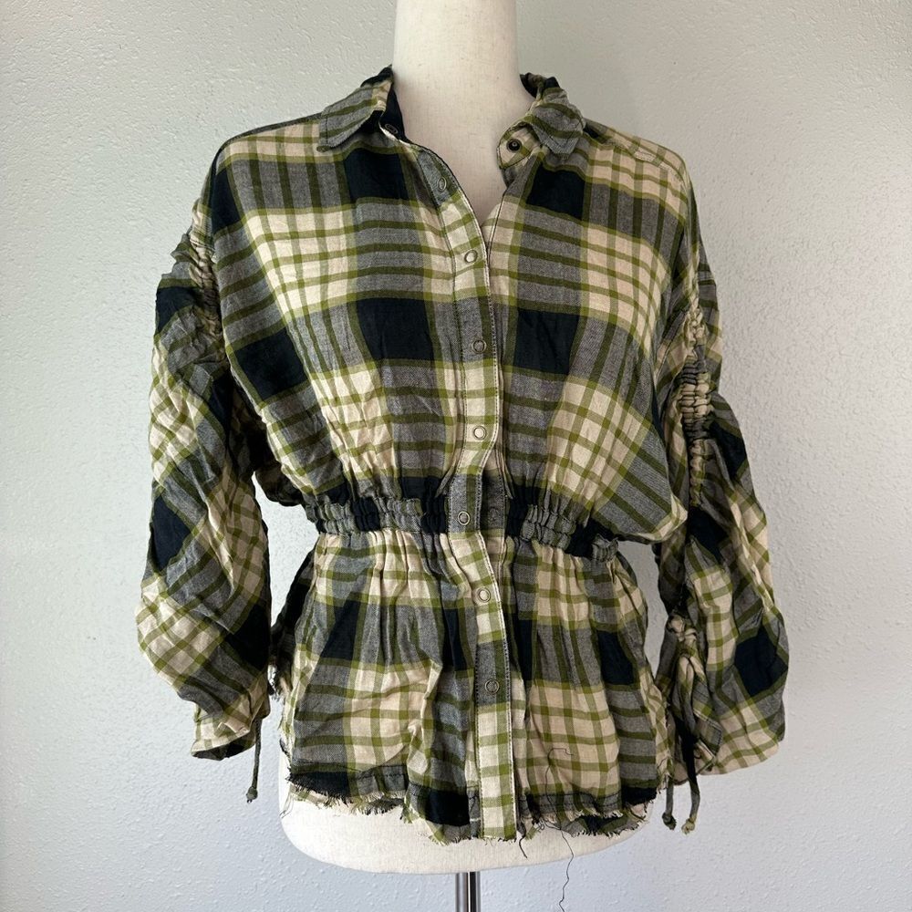 NWT Free People Women’s Flannel Top